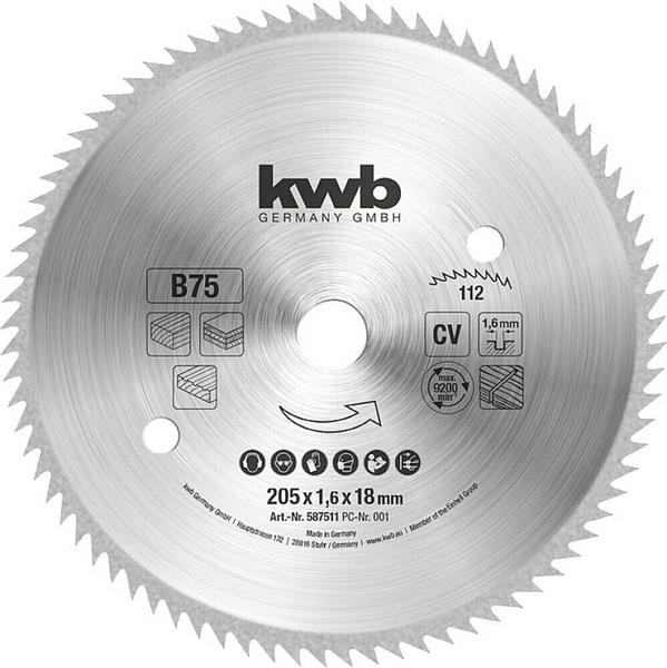 KWB 205 x 18 mm (587511)