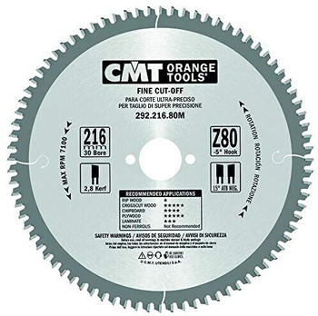 CMT Orange Tools WZ 216 x 2,8 x 30 mm Z80 (292.216.80M)