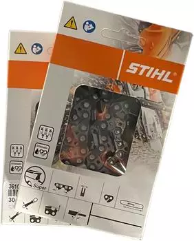 Stihl 2 Stück Sägeketten Rapid Super (RS) 325 1.6mm 64 TG Vollmeissel