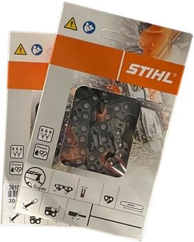 Stihl 2 Stück Sägeketten Rapid Super (RS) 325 1.6mm 82 TG Vollmeissel