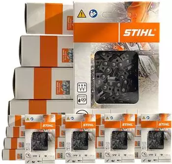 Stihl 20 Stück RSC Sägekette 3/8 1.6 mm 72 TG Vollmeissel