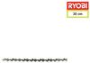 Ryobi 5132002436, RYOBI Sägekette 30cm RAC227 f. Akku-Kettensäge RCS36 &...