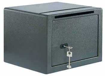 Burg Wächter Pure-Safe mit Schlüsselschloss und Einwurfschlitzen PS 120 K EWS