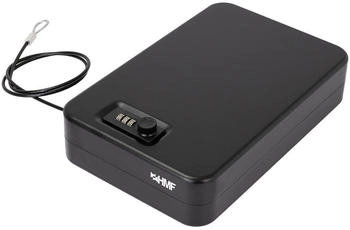 HMF Sicherheitsbox mit Zahlenschloss 29 x 19 x 6,5 cm schwarz (316-02)