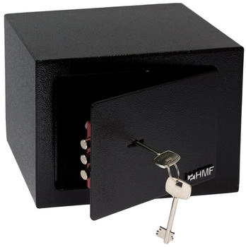 HMF Doppelbartschloss klein mit Schlüssel 23 x 17 x 17 cm schwarz (49216-02) HMF Doppelbartschloss klein mit Schlüssel 23 x 17 x 17 cm schwarz (49216-02)