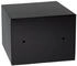 HMF Doppelbartschloss klein mit Schlüssel 23 x 17 x 17 cm schwarz (49216-02)