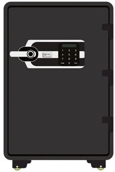 Olympia Feuerschutz-Tresor GOsafe 5920FP 60x92x57cm schwarz