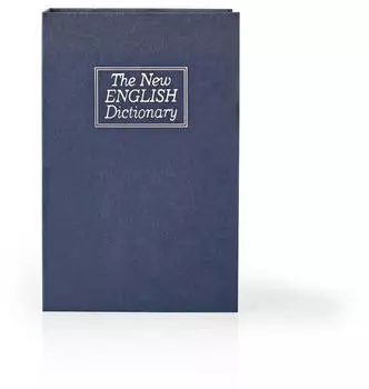 Nedis Buch-Tresor W&ouml;rterbuch-Design Schl&uuml;sselschloss 1,6L Stahl (BOOKSEDM01BU)