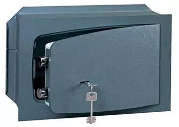 Cisa 8A010 Wandtresor mit Schlüssel, Stahl, 31x19x14cm (8A010)