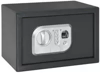 vidaXL Digitaler Safe mit Schloss Dunkelgrau 31 x 20 x 20 cm Stahl