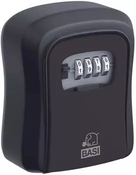 Basi SSZ 200 Schl&uuml;sseltresor Aluminium Zahlenschloss Schwarz (2101-0000-1100)