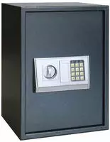 vidaXL Digitaler Safe mit Schloss Dunkelgrau 35 x 31 x 50 cm Stahl