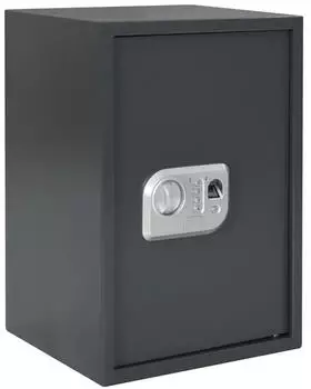 vidaXL Digitaler Safe mit Fingerabdruckschloss, Stahl, 31x35x50cm
