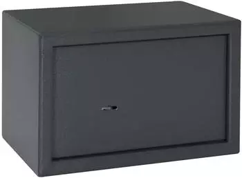 vidaXL Safe Box Stahl dunkelgrau 20x31x20cm mit Schl&uuml;sselschloss