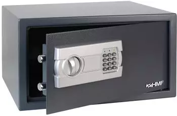 HMF M&ouml;beltresor mit Elektronikschloss, 45x25x36,5cm, Anthrazit (4612412)
