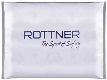 Rottner Dokumententasche DIN A3, schwer entflammbar, silber (T06217)