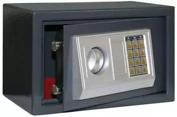 vidaXL Elektronischer Digitalsafe Dunkelgrau Stahl 31x20x20cm (42011306)