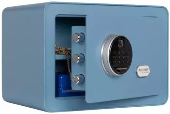 Rottner M&ouml;beltresor Vintage blau Elektronikschloss mit Fingerprint (T06507)