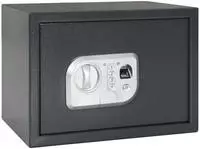 vidaXL Digitaler Safe mit Schloss Dunkelgrau 35 x 25 x 25 cm Stahl