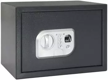 vidaXL Digitaler Safe mit Fingerabdruckschloss, Stahl, 25x35x25cm