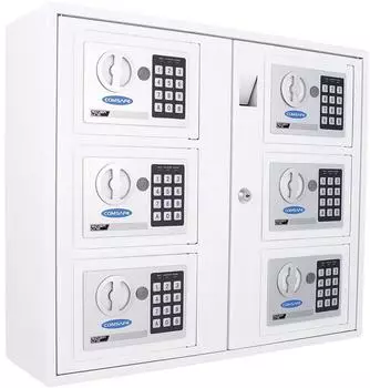 Profirst Partras 6000 Schl&uuml;sselausgabe Elektronikschloss Stahl wei&szlig; (108447)