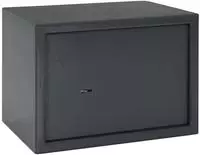 vidaXL Safe Box mit Schloss Dunkelgrau 35 x 25 x 25 cm Stahl
