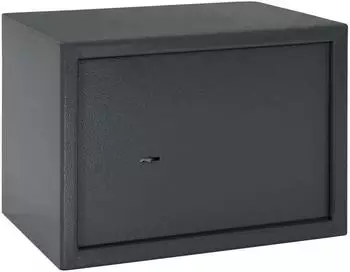 vidaXL Safe Box mit Schl&uuml;sselschloss Stahl Dunkelgrau 25x35x25cm (42011315)