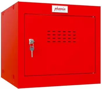 Phoenix Cube Locker Stahl Schl&uuml;sselschloss Rot 44L (CL0344RRK)
