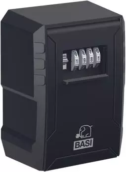 Basi Schl&uuml;sselsafe SSZ 300 4-stelliges Zahlenschloss schwarz (2101-0006)