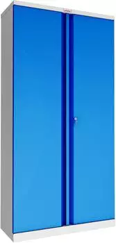 Phoenix SCL Series Stahlschrank 2 T&uuml;ren, 4 B&ouml;den, grau/blau (SCL1891GBK)