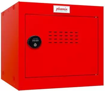 Phoenix Fitness Cube Locker Schlie&szlig;fach 44L Kombinationsschloss rot (CL0344RRC)