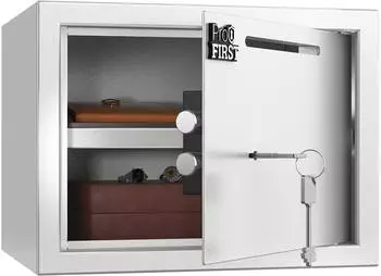 Profirst Guardian 3 M&ouml;beltresor Einwurfschlitz, Doppelbartschloss, silber (116974)