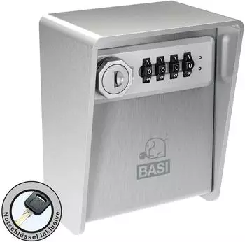 Basi SSZ 350 Schlüsselsafe Edelstahl 3mm, 4-stelliger Zahlencode (2101-0015)