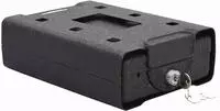 vidaXL Auto Safe mit Schloss Schwarz 22 x 16 x 7 cm Stahl