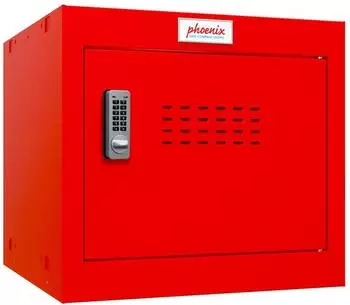 Phoenix Cube Locker Stahl, elektronisches Schloss, rot (CL0344RRE)