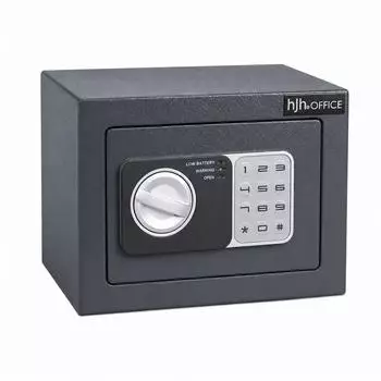 HJH Office Safe Compact Mini Möbeltresor 6L Stahl anthrazit (830135)