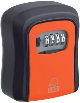 Basi Schlüsselsafe SSZ 200 Zahlenschloss, Aluminium, schwarz/orange (2101-0000-1119)