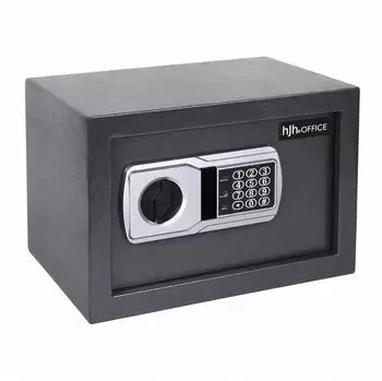 HJH Office Safe Compact Basic Stahl 16L mit PIN-Code (830136)