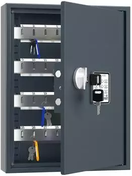 Profirst Porter 48 Schl&uuml;sselschrank Elektronikschloss Stahl (117013)