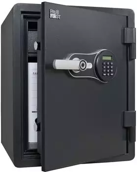 Profirst FireGuard 60 Feuerschutztresor, Elektronikschloss mit Fingerprint (117000)