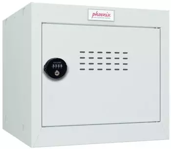 Phoenix Cube Locker Gr&ouml;&szlig;e 1, hellgrau, Kombinationsschloss, 44L (CL0344GGC)