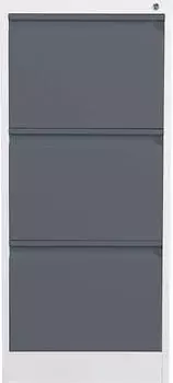 Phoenix FC1003GAK H&auml;ngeregistraturschrank Stahl, anthrazit, 3 Schubladen (FC1003GAK)