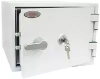 phoenix Tresor Titan FS1281K mit Feuerschutz wei&szlig; 41,2 x 36,3 x 35,2 cm