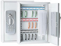 WEDO Schl&uuml;sselschrank 21 Schl&uuml;ssel Ma&szlig;e:27x9,5x35 Lichtgrau
