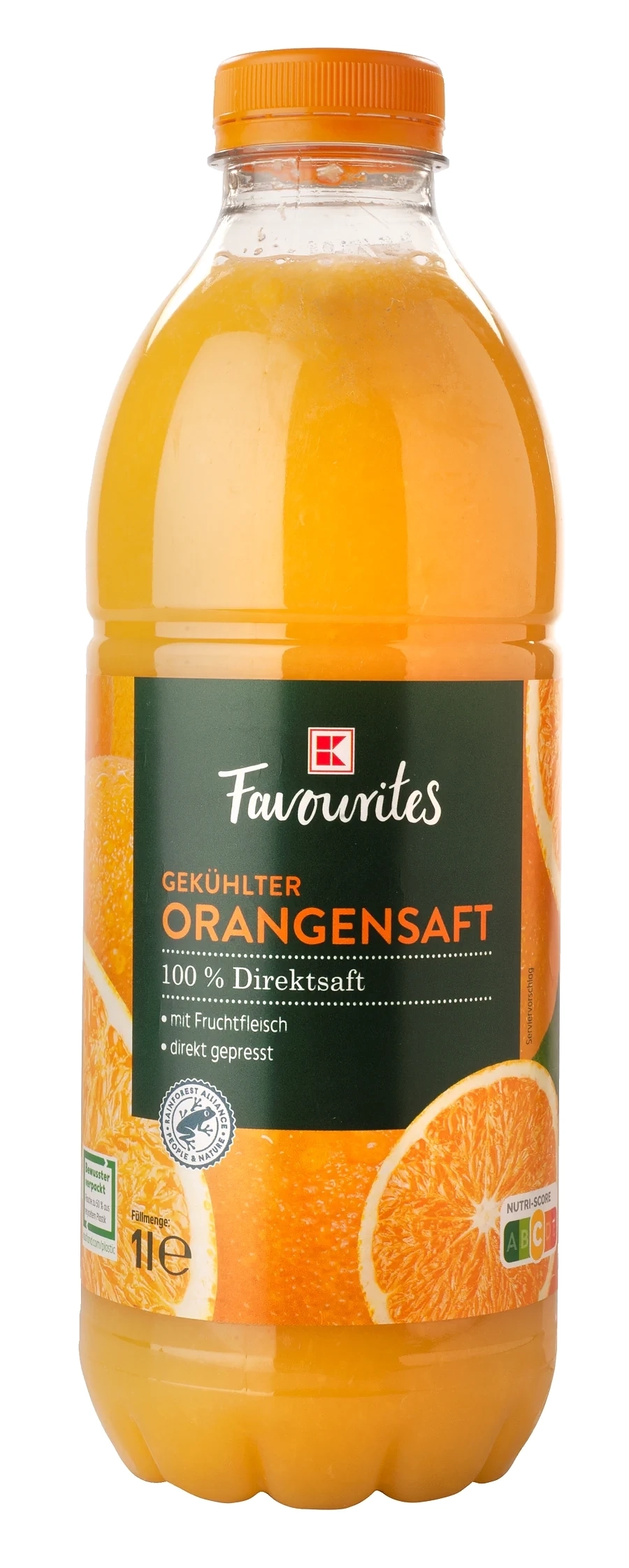 Kaufland K-Favourites Gekühlter Orangensaft mit Fruchtfleisch