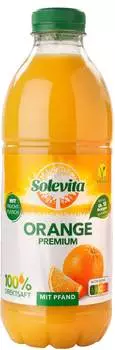 Lidl Solevita Orange Premium mit Fruchtfleisch