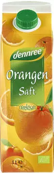 Dennree Bio-Orangensaft Direktsaft