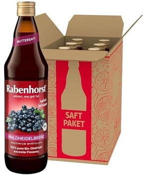 Rabenhorst Waldheidelbeere Muttersaft Bio (6x0,7l)