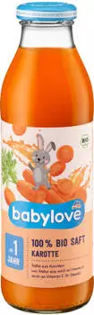 Babylove 100 % Bio Saft Karotte