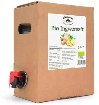 Diesdorfer Bio Ingwersaft Direktsaft Bag-in-Box 3l